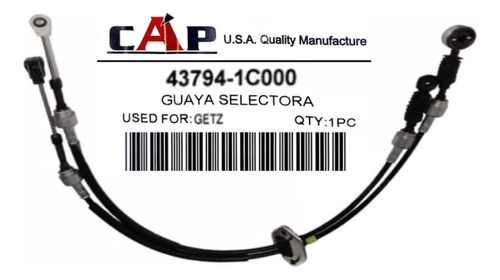 Guaya Selectora Cambios Getz 2010 2011 2012 2013 Sincronico