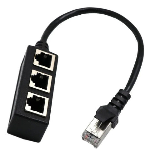 Divisor De Red Lan Ethernet Rj45 1 A 3 Adaptador Extensor De