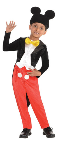 Disfraz Clasico De Mickey Mouse De Estados Unidos Para Ni