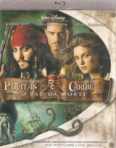 Blu-ray Piratas Do Caribe - O Baú Da Morte 