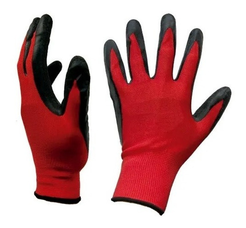 Guantes Anticorte Recubierto Latex Rojo / Mitiendacl