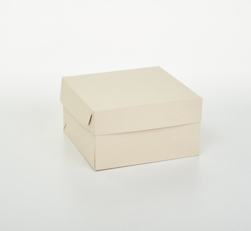 Imagen 1 de 4 de Caja Mediana 18x18x10 Cm (x 50u.) Tortas Postres Sandwich Lunch Regalos - Bauletto