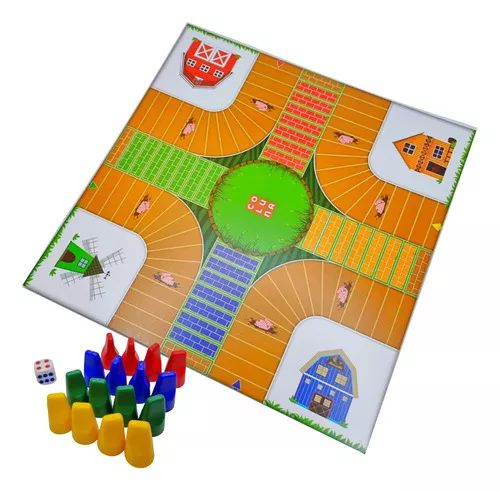 Jogo de bola de mesa de madeira, brinquedo de contas de equilíbrio de canto  arredondado liso firme e resistente para casa para festa infantil(Dinheiro  da fazenda) : : Brinquedos e Jogos