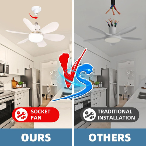 Id- Ventiladores De Techo Modernos Con Control Remoto Con