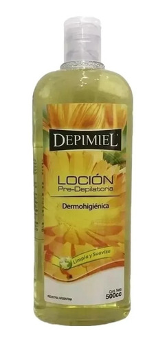 Imagen 1 de 4 de Depimiel Locion Pre Depilatoria Dermohigiénica 500 Ml