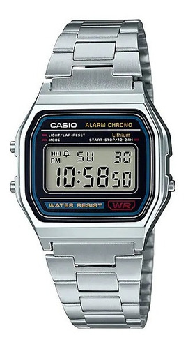 Relógio Masculino Casio Do Piqué A158wa-1