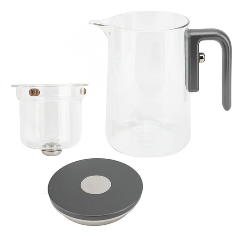 Tetera De Vidrio Stovetop, 800 Ml, Transparente