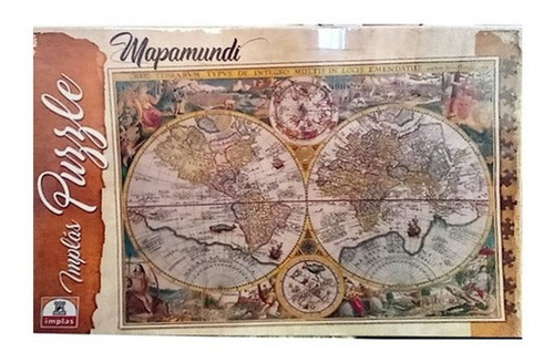 Puzzle Implás Mapa Mundi 1000 Piezas Art 212