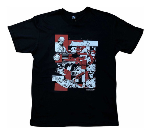 Imagen 2 de 8 de Remera Serigrafia Cowboy Bebop Spike Gastovic Anime Store