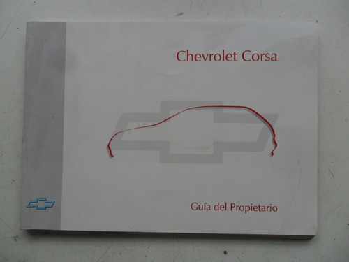 Chevrolet Corsa 1998 1997 Manual Guantera Instrucciones