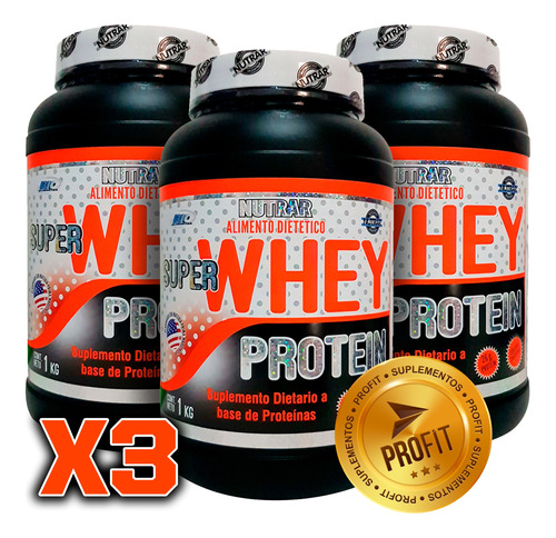 Super Whey Protein X3 - Isolada Deslactosada Premium- Nutrar