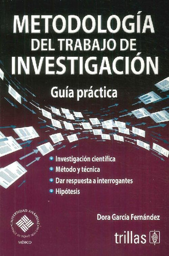 Libro Metodología Del Trabajo De Investigación De Dora Garcí