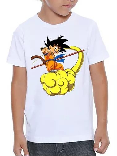 Camiseta Dragon Ball Z Goku Criança Estampa Total Infantil