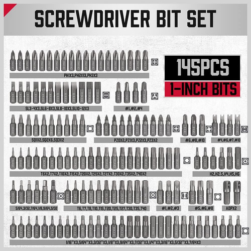 232-piece Ultimate Screwdriver Bit Set - Security Bit Set...