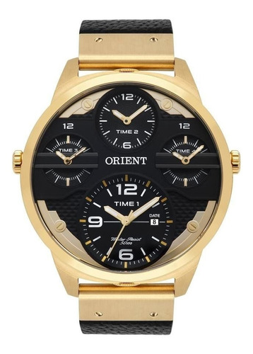 Relógio Orient Masculino Ref: Mgsct001 P2px Big Case Dourado