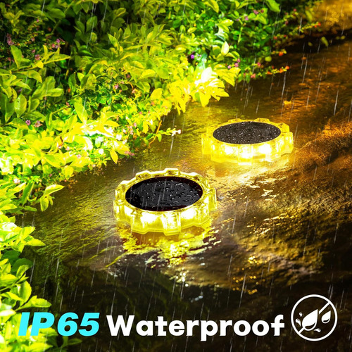 Luces Solares Para Cubierta Al Aire Libre, 4 Paquetes, Luz S