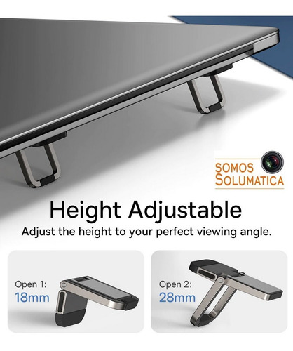 Imagen 5 de 10 de Holder Soporte Ergonomico - Para Laptop - Angulo Perfecto *