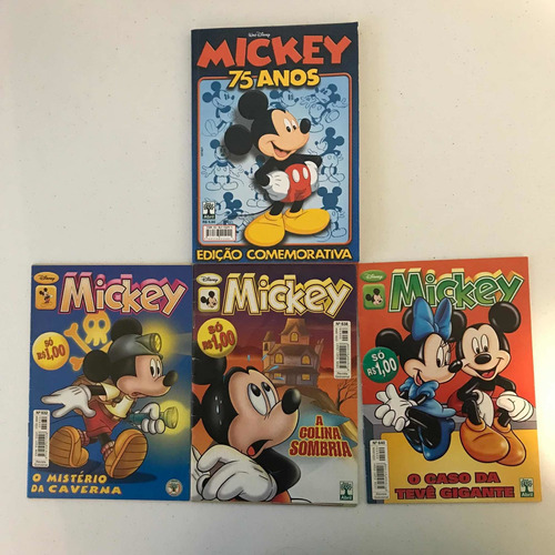Gibis Disney Mickey Com Edição Comemorativa