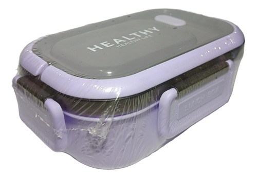 Pote De Marmita Box Food Com Divisoria 1200 Ml Com Talheres