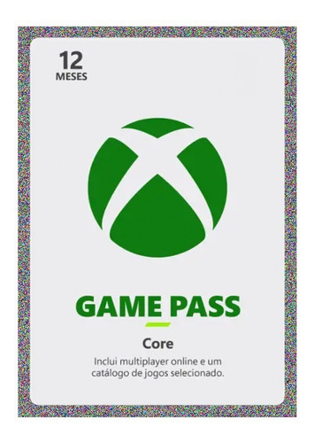 Xbox Game Pass Core 12 Meses Código 