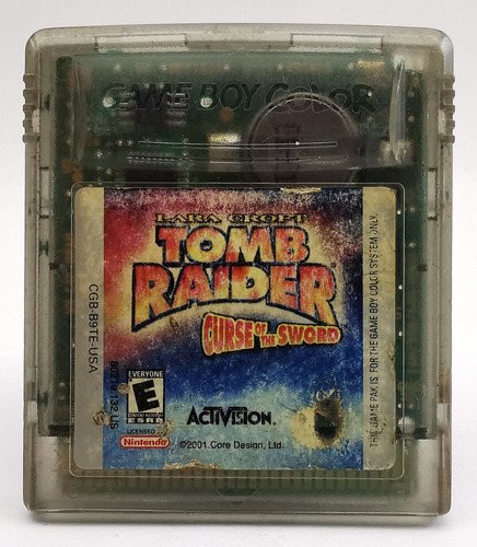 Tomb Raider Lara Croft Curse Of The Sword Gbc * R G Gallery