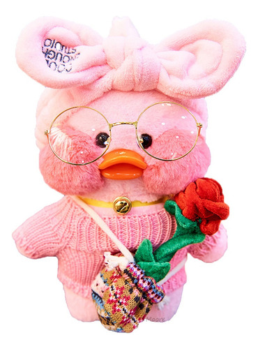 Peluches Kawaii Lalafanfan Duck De 30 Cm, Diseño De Pato Par