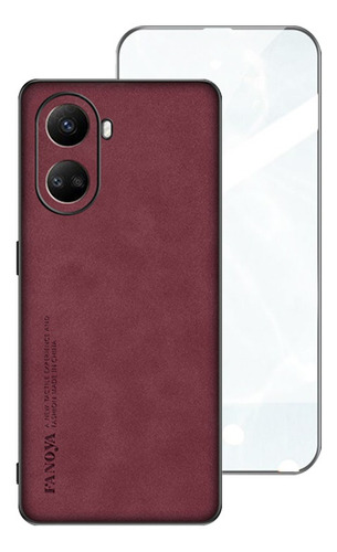 Funda Para Huawei Nova 10 Se De Terciopelo Con Vidrio Film