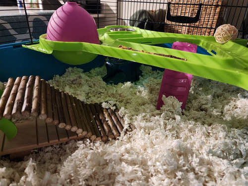 Jaula Hamster Sirio Ruso Roedor Jerbo Hamstera Heaven Metro