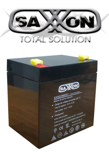 Saxxon  Cbat45ah- Bateria De Respaldo De 12 Volts Libre De M