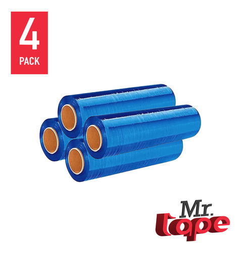 4 Rollos De Emplaye Film Playo 18x50x800 En Colores Mr Tape