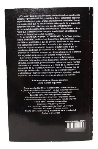 Creatividad Y Formación / Saturnino De La Torre (Usado)