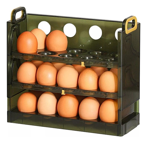 Organizador De Huevos Caja Para 30 Und Huevera Portahuevos 