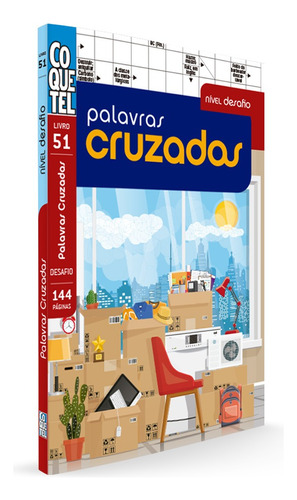 Livro Coquetel Palavras cruzadas Desafio ed 51, de Coquetel, Equipe. Editora Nova Fronteira Participações S/A, capa mole em português, 2021
