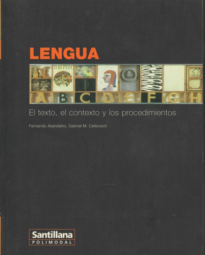 Lengua El Texto, El Contexto Y Los Procedimientos, De Avendaño Fernando -gabriel Cetkovich. Editorial Santillana, Tapa Blanda En Español, 1999