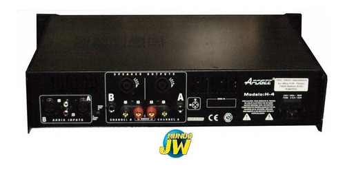 Apogee H4 Potencia Amplificador 150w X 2 En 4ohms 300w