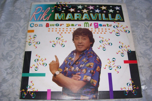 Riki Maravilla - Con Amor Para Mi Gente - Vinilo Lp Cumbia