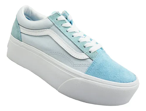 Gray and blue vans hot sale