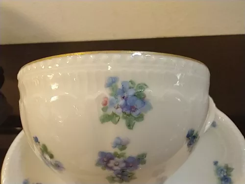 Tazas antiguas de cristal checo Taza antigua genuina de la Unión