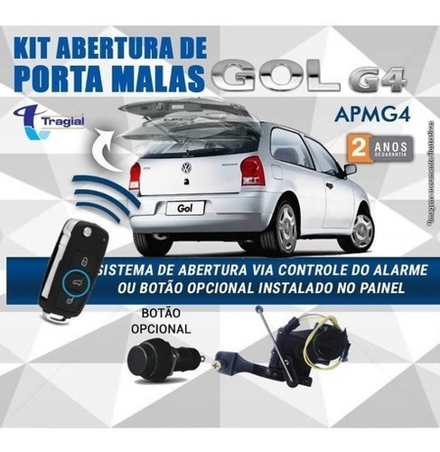 Imagem 2 de 4 de Kit Abertura De Porta Malas Tragial Apmg4 Volkswagen Gol G4
