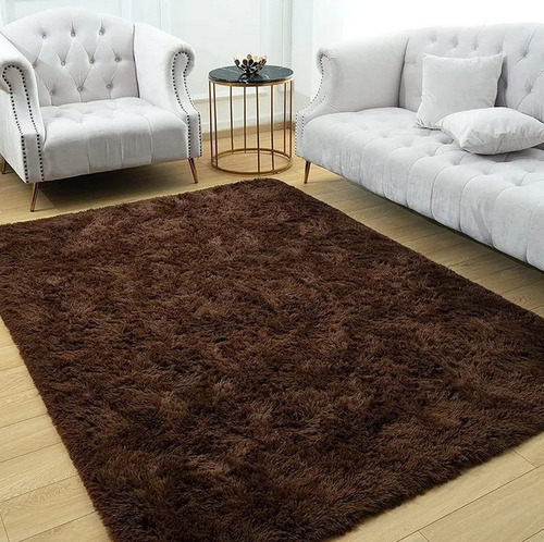 Tapete 3,00 X 4,00 Peludo  40mm Sala Shaggy Luxo