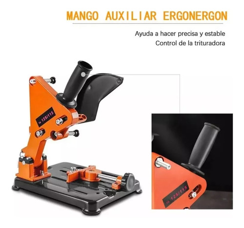 Suporte De Rebarbadora Angular De 4 1/2 A 5 Polegadas