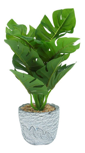 Imagen 5 de 9 de Maceta Decorativa Con Plantas Artificiales Jardín