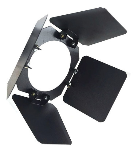Imagem 2 de 2 de Barndoor Preto Para Canhão Refletor Par 30 - Abas Bandeiras