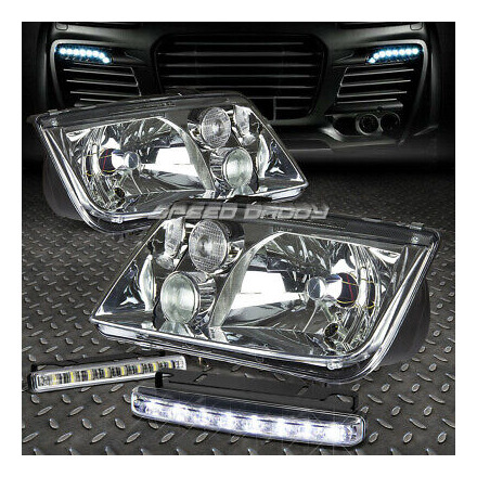 [euro Model] For 99-05 Jetta Mk4 Chrome Headlight Lamps Spd1