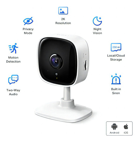Cámara De Seguridad 2k P/ Monitor De Bebé Con Alexa & Google