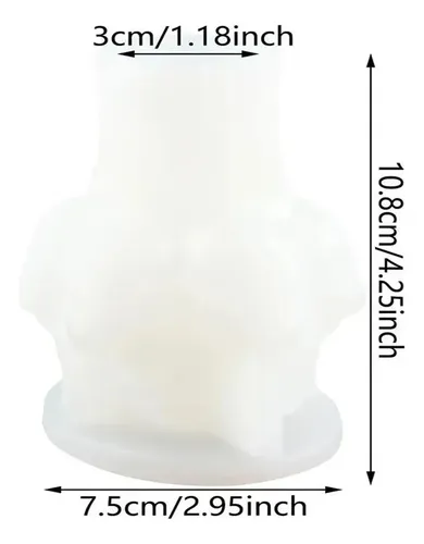 Xh Molde De Silicona Ramo Tulipán Flor Rosa Vela Pa 39694 Zx