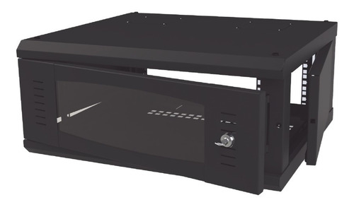 Gabinete Pared Puerta Cristal Rack 19 4ur Sr-1904-gfp Vr2
