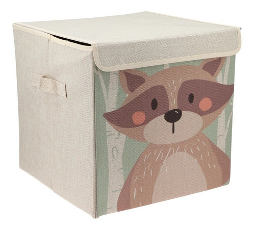 Caja / Organizador / Cesta / Canasta Zorro / 33x33x33 Cm.