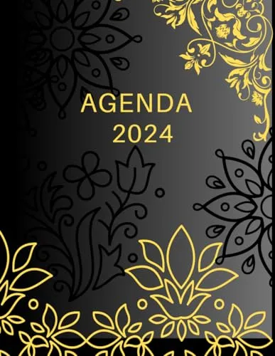 comprar Agenda 2024 Con Planificador Mensual , Semanal , Diario De E