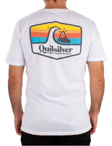 Imagen 2 de 2 de Remera Mc Town Hall (bla) Quiksilver